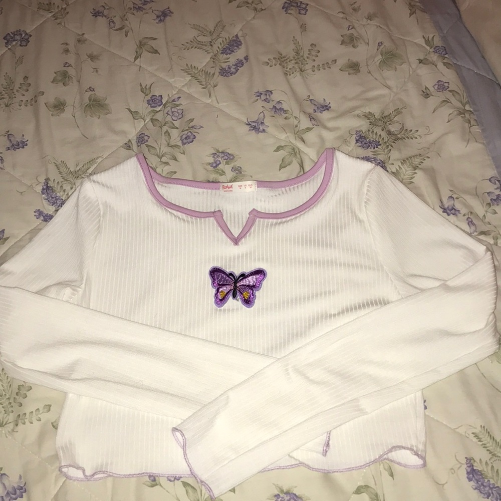 Butterfly crop top 🦋